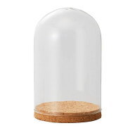 ガラス ベース とりよせ品 Glass Dome with Cork(グラスドーム ウィズ コルク)* 花瓶 コンポート インテ…