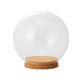 ガラス ベース とりよせ品 Glass Dome with Cork(グラスドーム ウィズ コルク)* 花瓶 コンポート インテリア 花資材 花器 ベース アレンジ 安い 装飾 フラワーアレンジメント 土台 母の日 結婚式 クリスマス 正月 ハロウィン 二次会 お誕生日 お見舞い