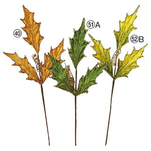 クリスマス 造花 とりよせ品 ホーリーリーフピック ピック 造花 もみの木 葉っぱ オーナメント クリスマス クリスマスリース インテリア 雑貨 パーツ アスカ ASCA アスカ商会