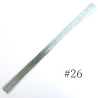 ハンドメイド 資材 即日出荷 裸ワイヤー (耳なし) #26 ; ワイヤー 針金 フラワーアレンジ 花材 資材 材料…