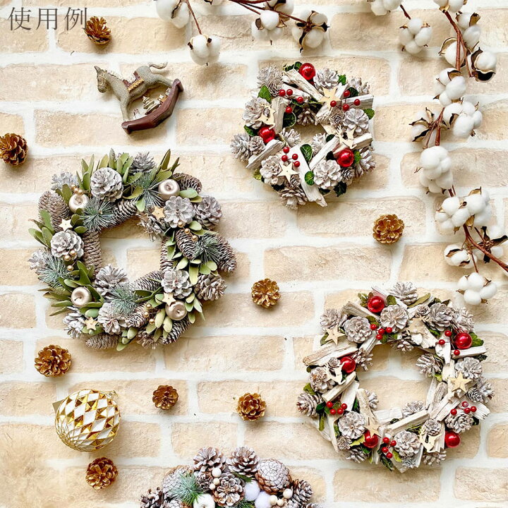 楽天市場】【P10倍 】 ドライフラワー 花材 クリスマス リース 即日  