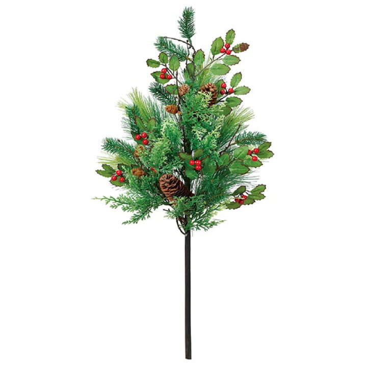 楽天市場 クリスマス 造花 葉っぱ とりよせ品 Asca アスカ ミックスパインスプレー リーフ ホーリー ヒイラギ トゲトゲ 葉っぱ 造花 もみの木 オーナメント クリスマス クリスマスリース インテリア 造花ドライフラワー専門問屋花びし