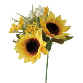 造花 花束 とりよせ品 サンフラワーMIXピック ひまわり ヒマワリ 向日葵 花冠 髪飾り インテリア インテリアフラワー フェイクフラワー シルクフラワー 花材 花資材 ビバ工芸