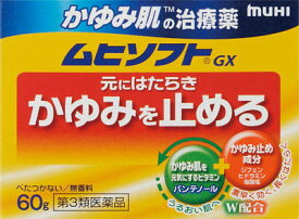 【第3類医薬品】かゆみ肌の治療薬 ムヒソフトGX 60g【池田模範堂】