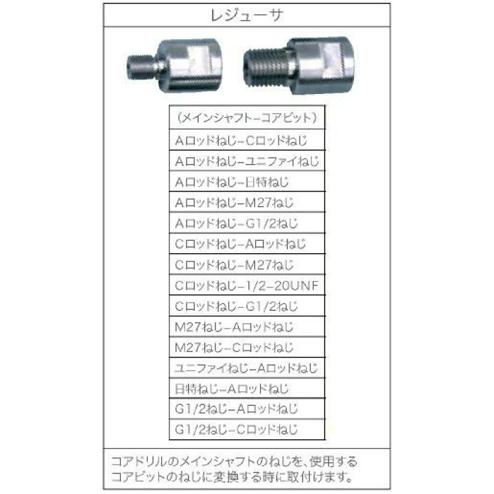 楽天市場】コンセック レジューサ CロッドねじーAロッドねじ : かんだ 