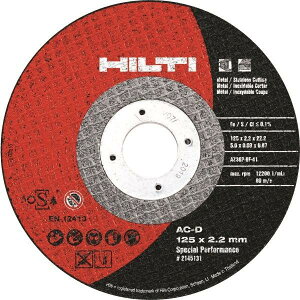 HILTI (�q���e�B) �Z�c�_���g�C�V AC-D 125x2.2x22.23SP 10�� 2145131