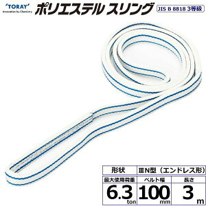 ���� �|���G�X�e���X�����O PET3N �G���h���X�` 6.3ton ��100mm ����3m PET3N-100X3.0�y���[�J�[�����z