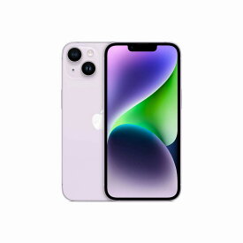 【中古】 docomo iPhone 14 128GB パープル SIMロック解除済 中古スマホ 中古iphone 保証付き 送料無料 白ロム 中古携帯