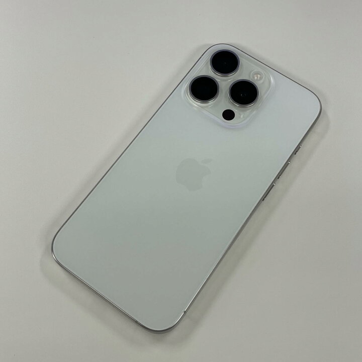 楽天市場】【中古】SIMフリー iPhone 15 Pro 256GB ホワイトチタニウム 