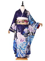 楽天市場】青 成人式（種類（着物）振袖）（着物｜和服）：レディース  
