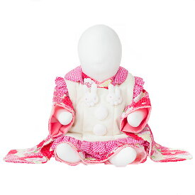 【100日〜1歳 女の子 着物レンタル】【ブランド】【japanstyle】【ジャパンスタイル】【ひな祭り】【雛祭り】【お姫様】【100日〜1歳】【被布】【祝着】【お食い初め】【初節句】【桃の節句】 往復送料無料bb1018