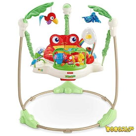 フィッシャープライス Fisher- Price Jumperoo レインフォレスト・ジャンパルー 適応体重:12kg以下 ジャンプをすると音楽が流れてライトアップ(CCT41)