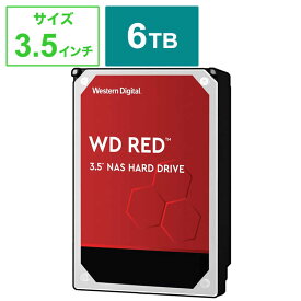 WESTERN DIGITAL　WesternDigital Red SATA6G 接続 ハードディスク 6TB｢バルク品｣　WD60EFAXRT