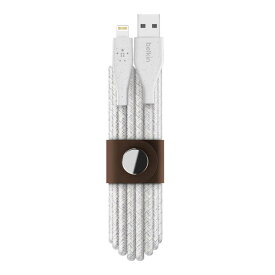 BELKIN　BOOST↑CHARGE　DURATEK　PLUS　USB−A　TO　LIGHTNING　ケーブル　F8J236BT10-WHT ホワイト 3M