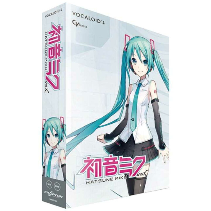 楽天市場 クリプトンフューチャーメディア ｗｉｎ ｍａｃ版 ｈａｔｓｕｎｅ ｍｉｋｕ ｖ４ｘ 初音ミク ｖ４ｘ ｍｉｋｕｖ４ｘ Mikuv4x コジマ楽天市場店