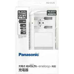 パナソニック Panasonic 単1〜4形 6P形 充電式電池専用充電器 BQ-CC25