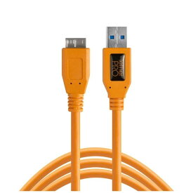 テザーツールズ　テザープロ　USB3．0　マイクロB　ケーブル　4．6m（オレンジ）　CU5454