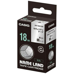 �J�V�I�@CASIO�@�l�[�������h�e�[�v�@�Z�L�����e�B�e�[�v�i��^�������^18mm���j�@XR-18SCSR