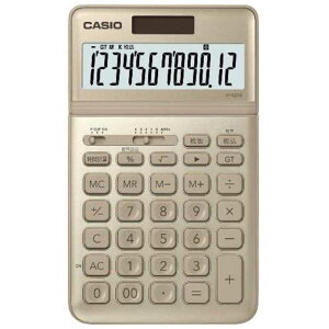 カシオ CASIO スタイリッシュ電卓(12桁)  JF-S200-GD-N ゴールド