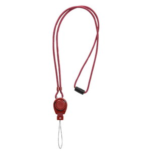 HAMEE iFace Quick Release ネックストラップ 41-909720 バーガンディ