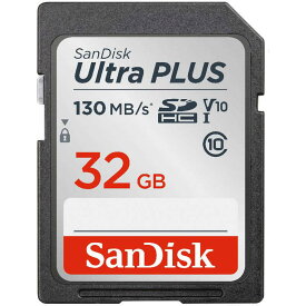 サンディスク　SanDisk　ウルトラ　プラス　SDHC　UHS−I　32GB　SDSDUW3-032G-JNJIN