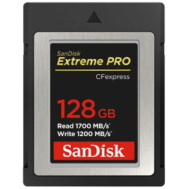 サンディスク　SanDisk　エクトリーム　プロ　CFexpress　Type　B　カード　128GB　SDCFE-128G-JN4NN