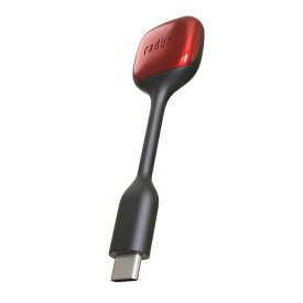 ラディウス　Bluetoothオーディオトランスミッター　USB　type−C　ドングル　レッド　RK-BT100CR