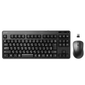 エレコム　ELECOM　無線キーボード／メンブレン式／コンパクトサイズ／マウス付／ブラック　TK-FDM105MBK