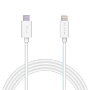 GR@ELECOM@USB@C|LightningP[u@X^_[h@2D0m@zCg@MPA-CL20XWH