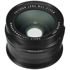 富士フイルム　FUJIFILM　ワイドコンバージョンレンズ（ブラック）　WCL-X100 II ブラック