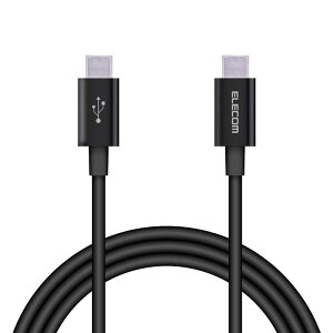 エレコム ELECOM USB(C−C) 準高耐久 Power Delivery対応 1.0m ブラック MPA-CCPS10PNBK