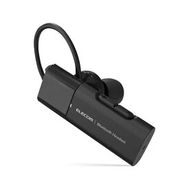 エレコム　ELECOM　ヘッドセット［ワイヤレス（Bluetooth）／片耳／イヤフックタイプ］　LBT-HSC10PCBK ブラック