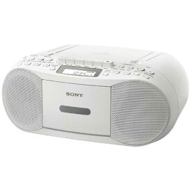 ソニー　SONY　CDラジオカセットレコーダー ホワイト　CFD-S70 WC