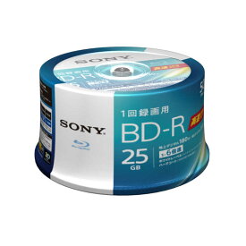 ソニー　SONY　録画用　BD−R　1−6倍速　25GB　50枚「インクジェットプリンタ対応」　　50BNR1VJPP6
