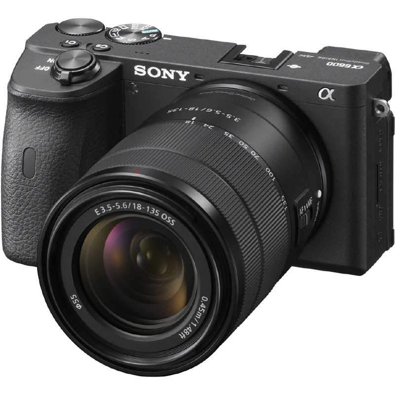 ソニー SONY ミラーレス一眼カメラ α６６００ ズームレンズ ILCE-6600M 期間限定で特別価格 高倍率ズームレンズキット 半額 ブラック