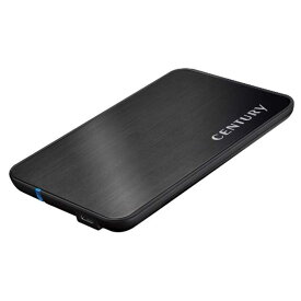 センチュリー　USB3．1対応　7mm厚2．5インチSATA　SSD専用ケース　シンプルBOX2．5　CSS25U31C-BK-7MM