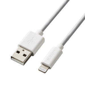 �G���R���@ELECOM�@Lightning�@�́@USB�|A�P�[�u���@�[�d�E�]���@�X�^���_�[�h�@�z���C�g�@MPA-UALA10WH