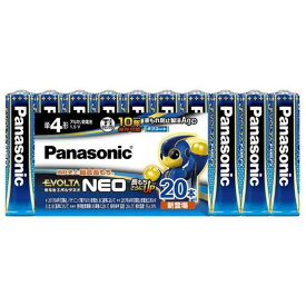 パナソニック　Panasonic　「単4形」20本　アルカリ乾電池　「エボルタネオ」　　　LR03NJ/20SW