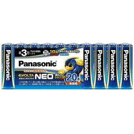パナソニック　Panasonic　「単3形」20本　アルカリ乾電池　「エボルタネオ」　　　LR6NJ/20SW