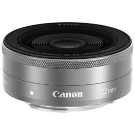 キヤノン　CANON　カメラレンズ ［キヤノンEF-M /単焦点レンズ］ シルバー　EF-M22mm F2 STM