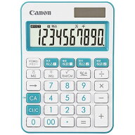キヤノン　CANON　カラフル電卓（10桁）　ミニ卓上　LS-105WUC-BL
