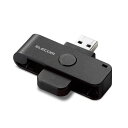エレコム　ELECOM　接触式ICカードリーダライタ　マイナンバーカード対応　直挿しタイプ　ブラック　［対応］　MR-ICD…