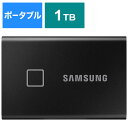 SAMSUNG　外付けSSD　T7　Touch　［ポータブル型　／1TB］　MU-PC1T0K/IT ブラック