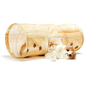猫壱　キャットトンネル 木目柄