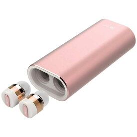 ROA　フルワイヤレスイヤホン リモコン・マイク対応 ローズゴールド Beat-in Power Bank　BI9317