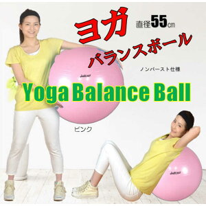 ���b�L�[�E�G�X�g�@�o�����X�{�[�� YOGA BALL(�p�[���s���N/��55cm) �@LG�]323