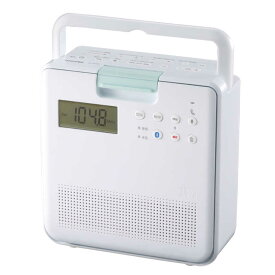 東芝　TOSHIBA　コンパクト防水型SD／CDラジオ　TY-CB100(W)