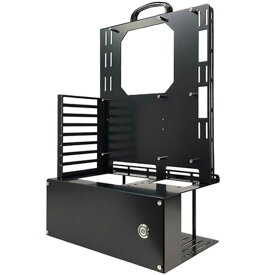 長尾製作所　PCケース　オープンフレーム　ver．ATX　ブラック　N-FRAME-ATX