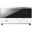 アクア　AQUA　オーブントースター ホワイト 1200W/食パン2枚 　AQT-WA11(W)