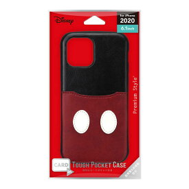 PGA　iPhone　12／12　Pro　6．1インチ対応タフポケットケース　ミッキーマウス　PG-DPT20G01MKY